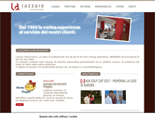 Tablet Screenshot of lazzaroassicurazioni.it